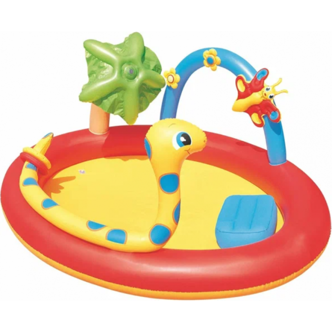 Игровой бассейн BESTWAY 192х150х88 см с разбрызгивателем и кольцами, 160 л 53026 BW