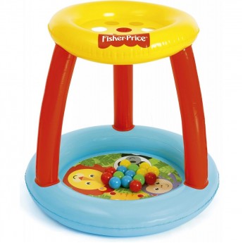Игровой центр BESTWAY "ЗВЕРЮШКИ FISHER PRICE" 89x89x84 см, с мячами (15 шт), от 2 лет