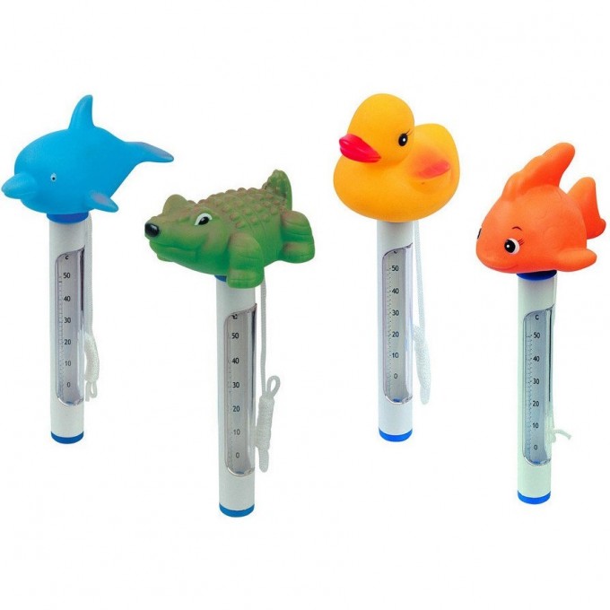Термометр-игрушка BESTWAY ЗВЕРЯТА для измерения температуры воды в бассейне и ванной 58110 BW